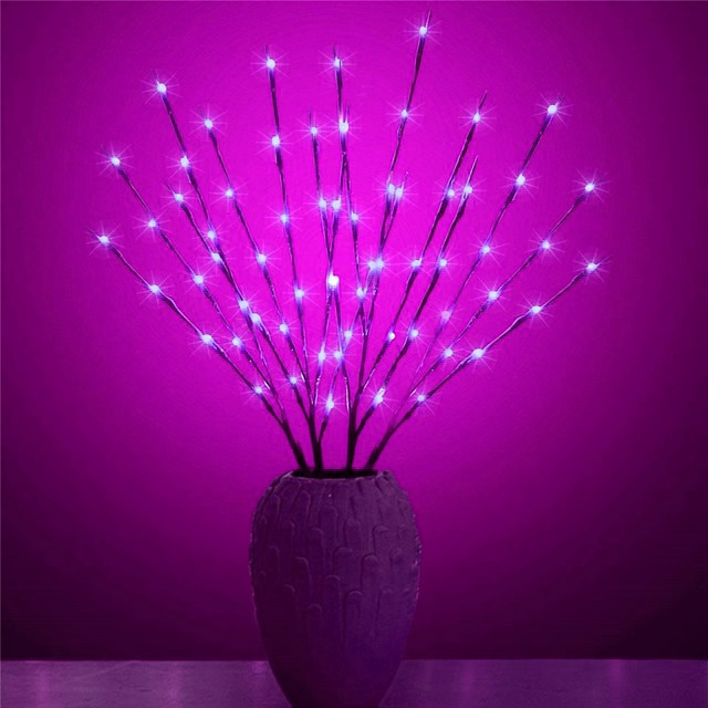 Kerst wilgentakken set - 20 LEDs - Paars Kerst wilgentakken set - 20 LEDs - Paars
